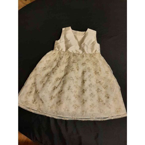 wonder nation Other - Girls 5T Wonder Nation Winter White and Gold Dress Christmas New Years Holidays
